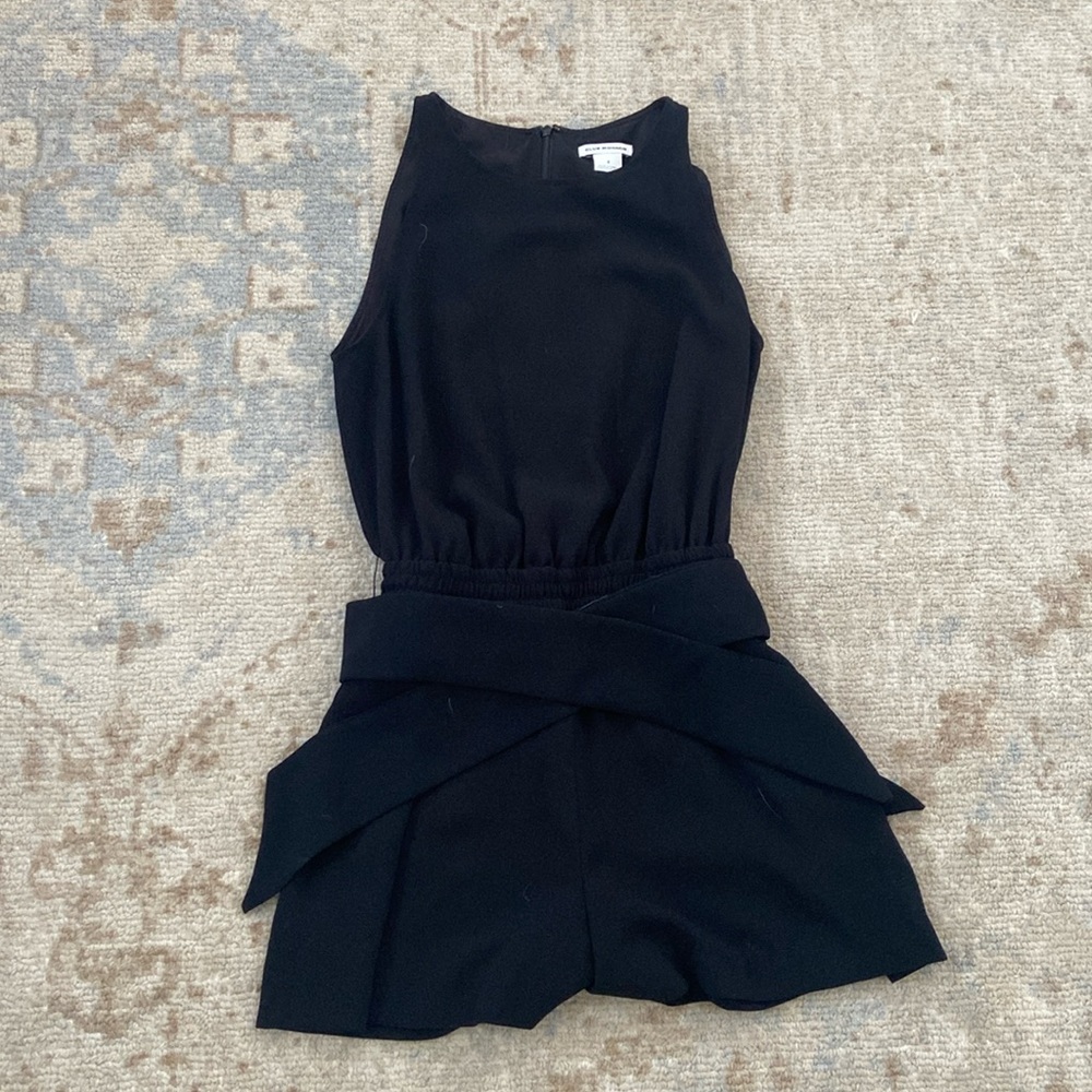Tie-waist romper